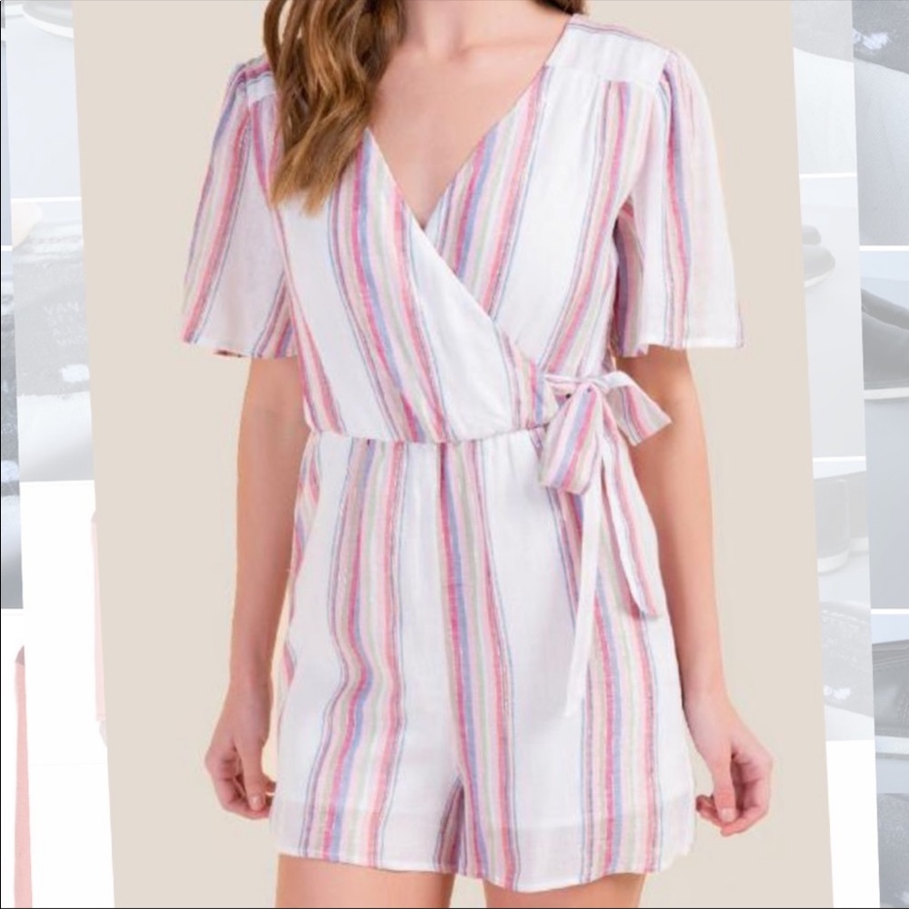 Francesca’s Harper Heritage Romper Jumpsuit